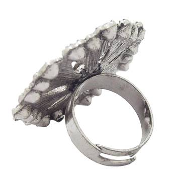 Black cubic zirconia rings 2