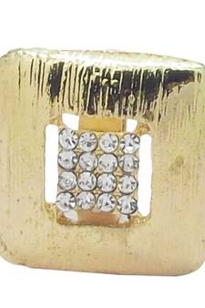 Gold cubic zirconia rings