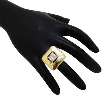 Gold cubic zirconia rings 2