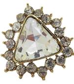 Gold cubic zirconia rings