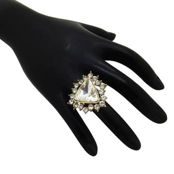 Gold cubic zirconia rings 3