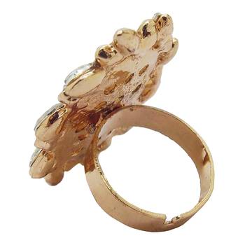 Gold cubic zirconia rings 2