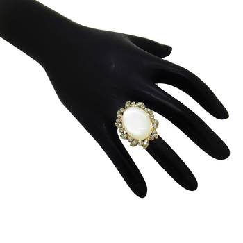 Gold cubic zirconia rings 3