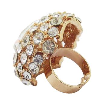 Gold cubic zirconia rings 2