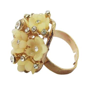 Gold cubic zirconia rings 2