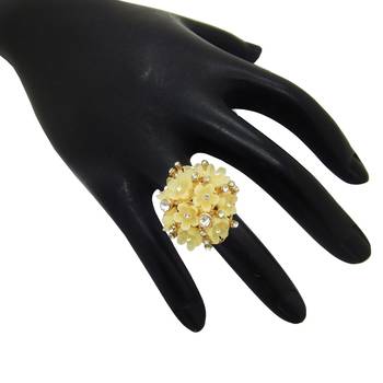 Gold cubic zirconia rings 3