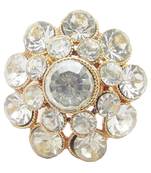 Gold cubic zirconia rings