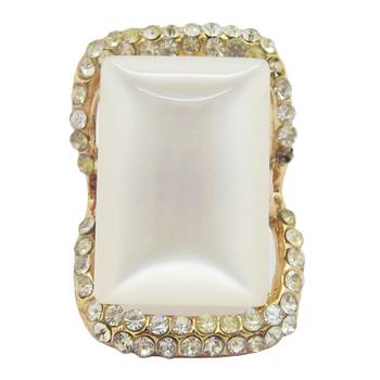 Gold cubic zirconia rings 1