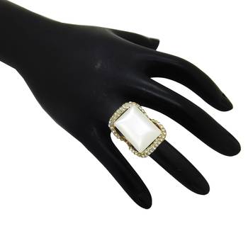 Gold cubic zirconia rings 3