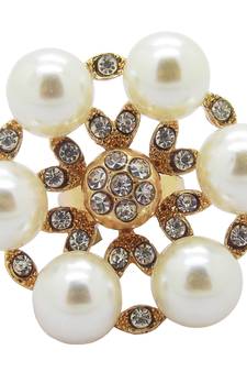 White pearl rings