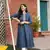 INDIGO HANDBLOCK PRINTED KURTA