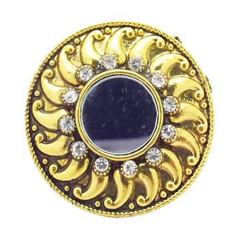 Gold cubic zirconia rings 1