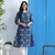 INDIGO HANDBLOCK PRINTED KURTA