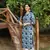 INDIGO HANDBLOCK PRINTED KURTA