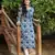 INDIGO HANDBLOCK PRINTED KURTA