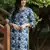INDIGO HANDBLOCK PRINTED KURTA