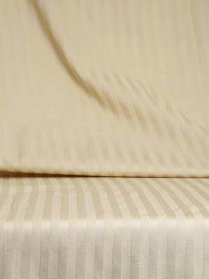 Swayam 300 TC Solid Print Cotton Extra Large Bed Sheet with 2 Pillow Cover   Beige 3