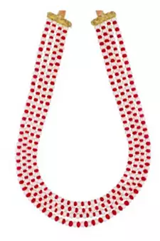 Multicolor pearl necklaces