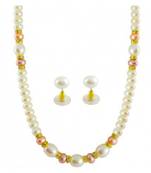 Multicolor pearl necklaces