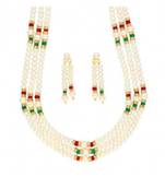 Multicolor pearl necklaces
