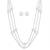 White pearl necklaces