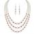 Multicolor pearl necklaces