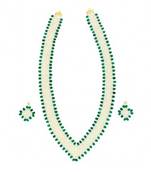 Multicolor pearl necklaces