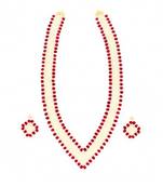Multicolor pearl necklaces