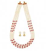 White pearl necklaces