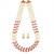 White pearl necklaces