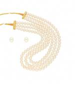 White pearl necklaces
