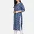 INDIGO HANDBLOCK PRINTED KURTA