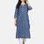 INDIGO HANDBLOCK PRINTED KURTA