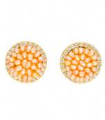 White pearl studs