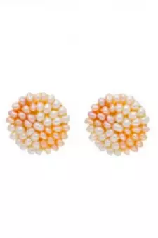 White pearl studs