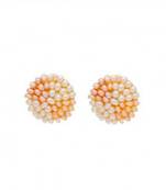 White pearl studs