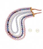Multicolor pearl necklaces