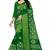 Green woven cotton silk saree with blouse