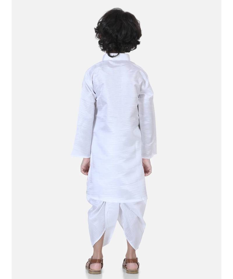 White Camel Hand Embroidered Dhoti Kurta