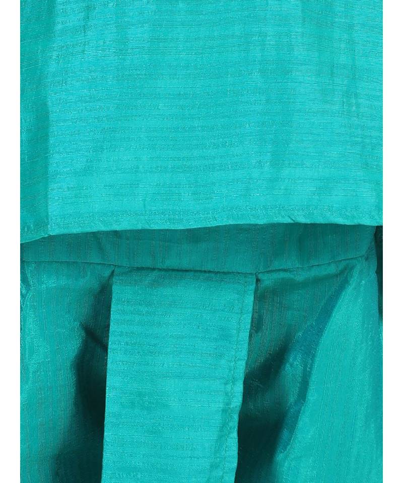 Green Camel Hand Embroidered Dhoti Kurta
