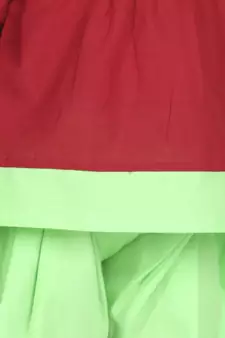 Maroon Mor Embroidery Top Dhoti For Girls