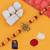 Rakhi Rudraksh  Radha Krishna  With  Stylish Designer Look  Rakhi With Roli Chawal And  Greeting Card