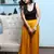 MUSTARD SOLID RAYON PALAZZO