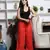 CORAL SOLID RAYON PALAZZO