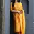 MUSTARD SOLID KURTA WITH PANT AND CHANDHERI DUPATTA