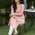 PINK FLORAL PRINTED KURTA