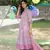 PURPLE FLORAL PRINTED KURTA WITH PANT AND DUPATTA