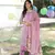 PURPLE FLORAL PRINTED KURTA WITH PANT AND DUPATTA