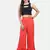 CORAL SOLID RAYON PALAZZO