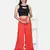 CORAL SOLID RAYON PALAZZO